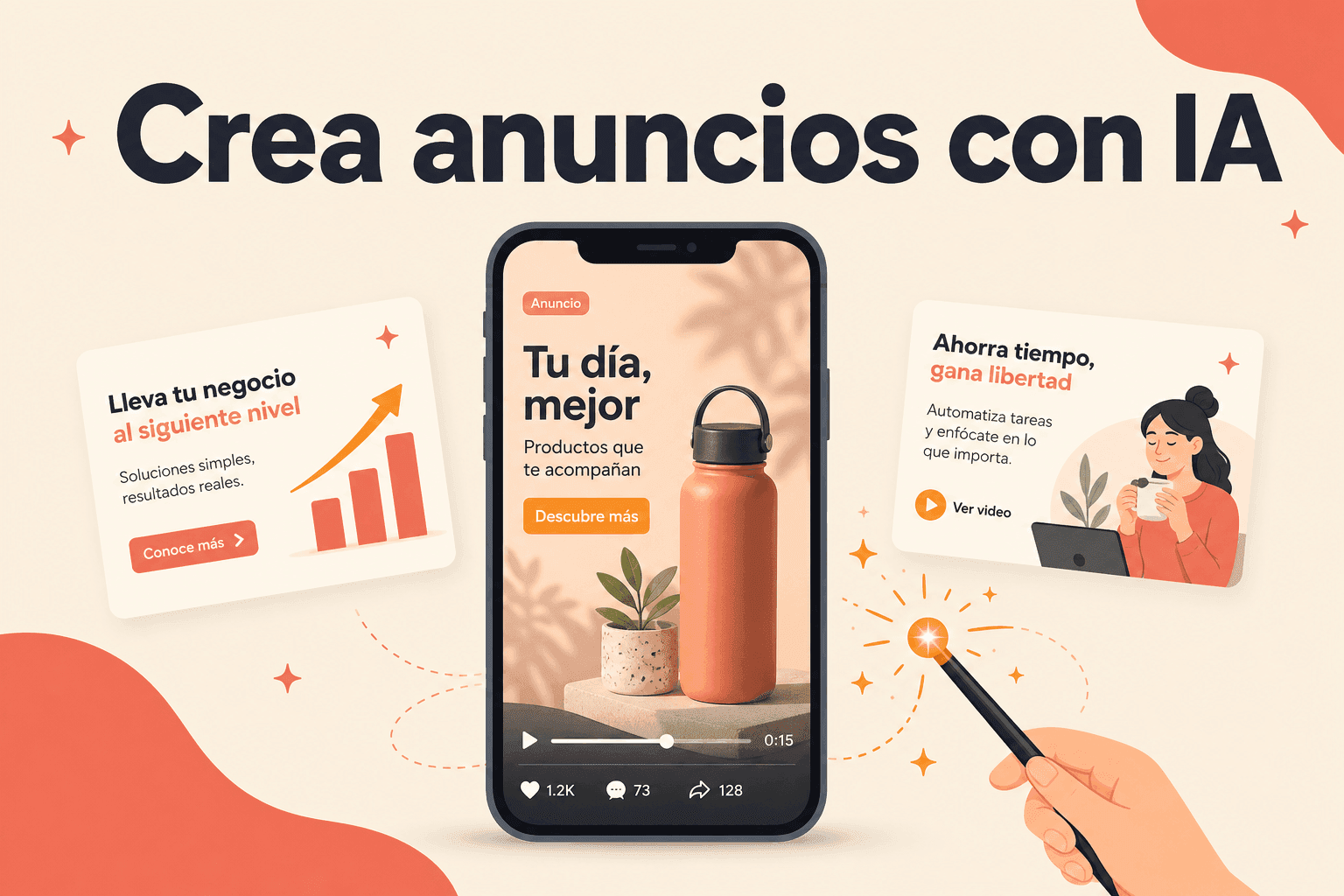 Crea anuncios con IA
