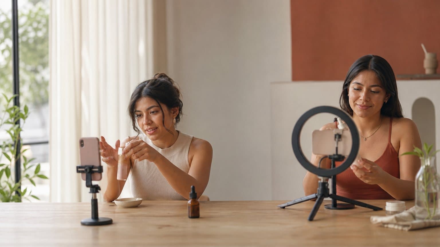 Two AI video models side by side for making UGC ads, one framed as a high-volume workhorse and one as a polished hero cut